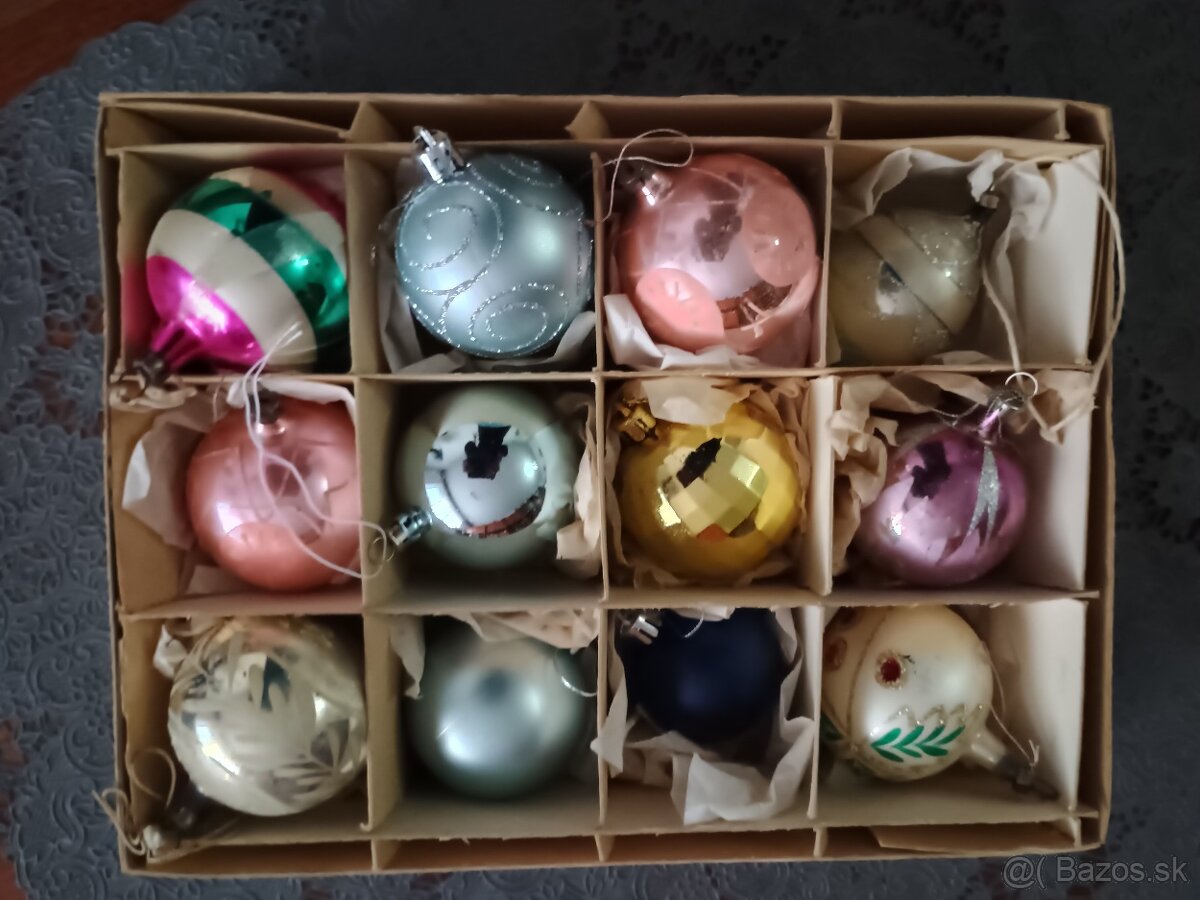 Vianočné gule retro - 4