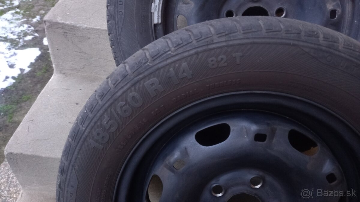 Predám pneumatiky na diskoch na Fabiu - 4