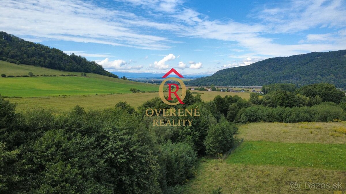 Na predaj veľký stavebný pozemok 15min do mesta Zvolen v obc - 4