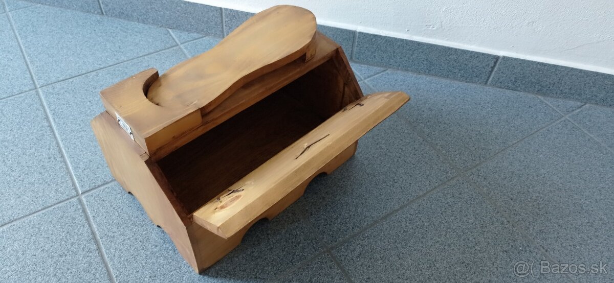 2 nábytkové originálne mexické solitéry - skrinka a košík - 4