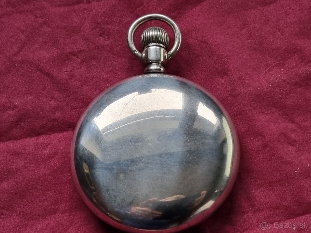 Veľké vreckové hodinky,Waltham. - 4