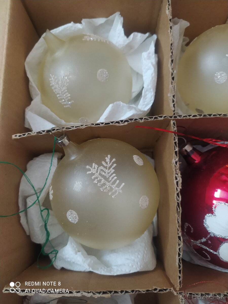 Staré vianočné gule 40 eur - 4