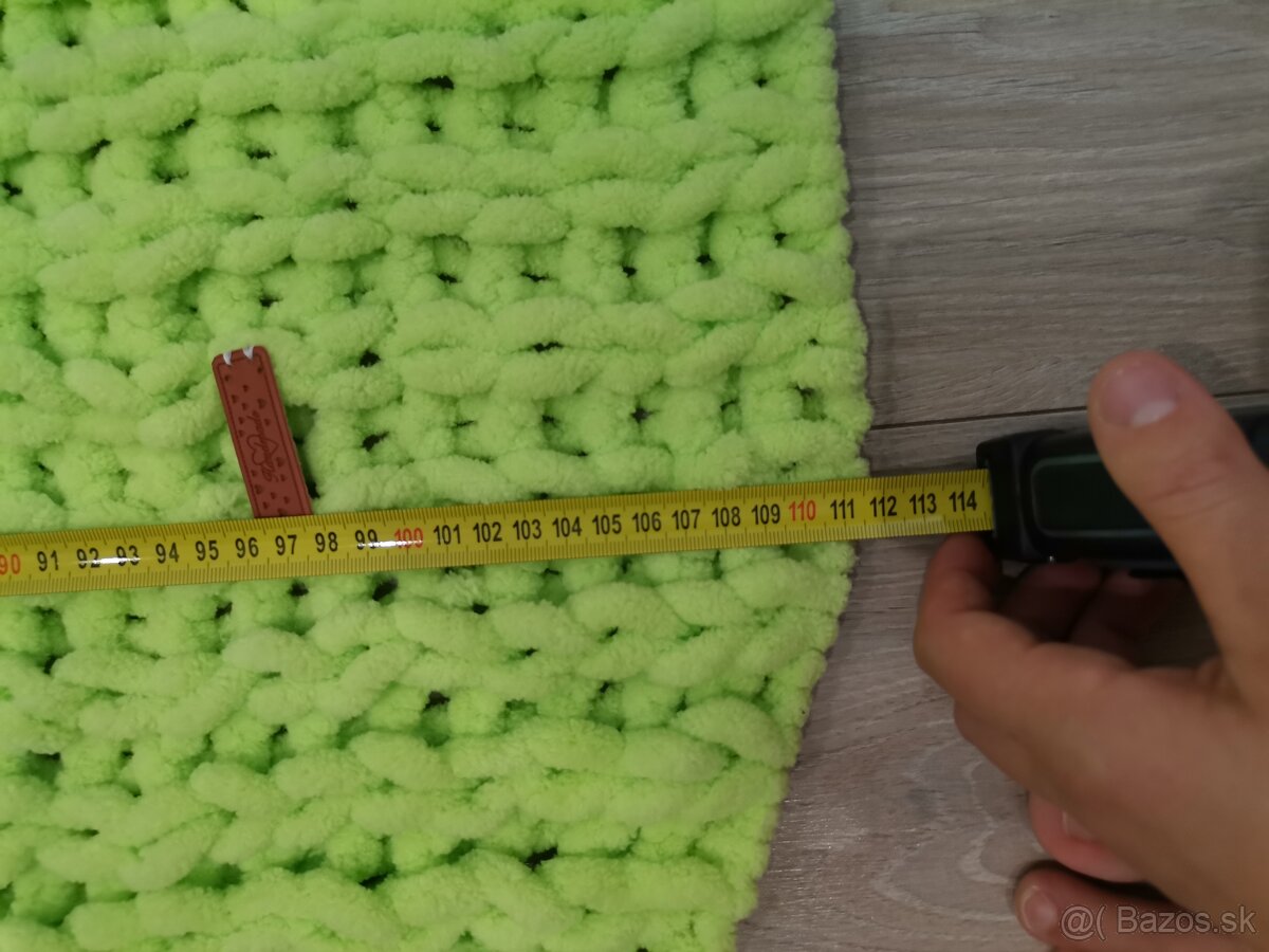 Puffy pletená deka - 4