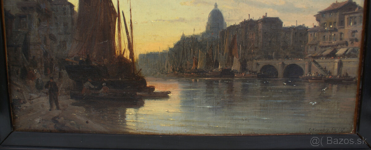 Starý obraz Charles Euphrasie KUWASSEG (1833-1904) - 4