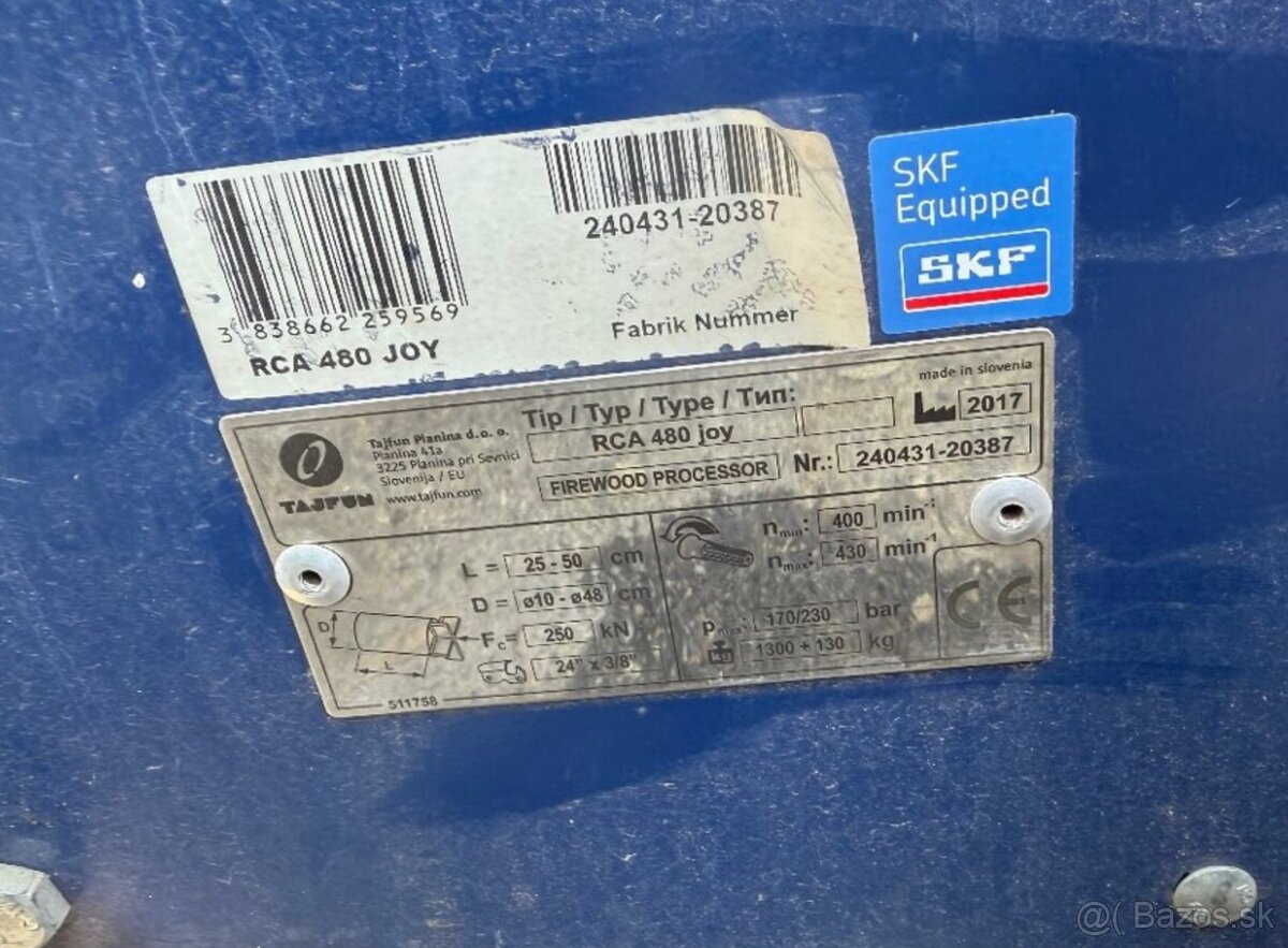 Štípací automat štípačka TAJFUN RCA 480 - 4