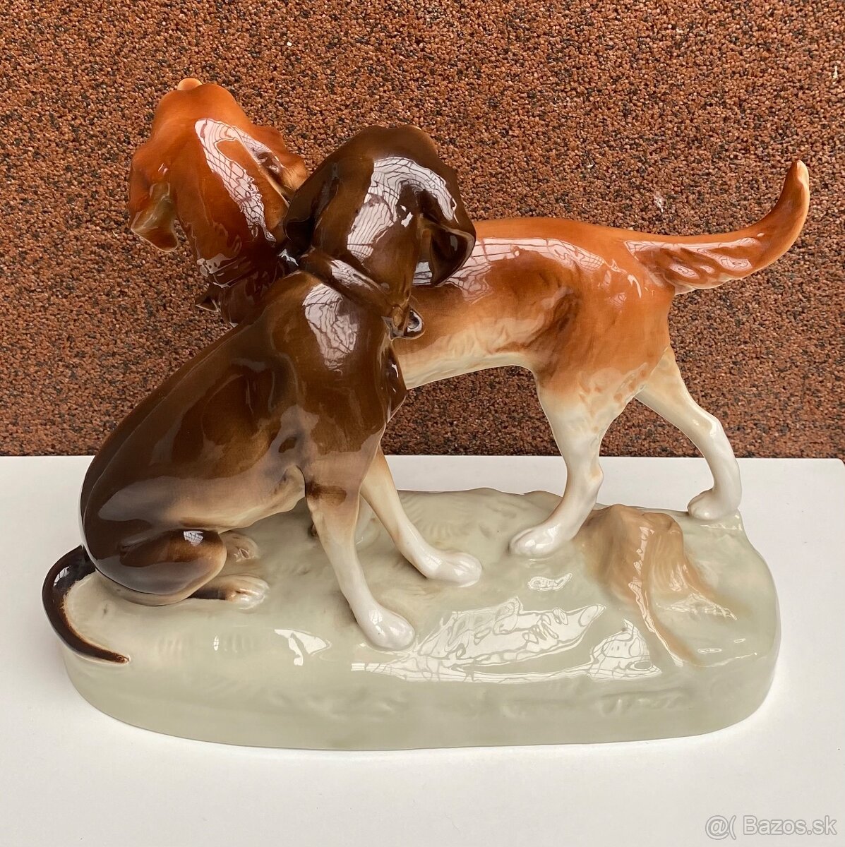 2 sošky psov Royal Dux - 4