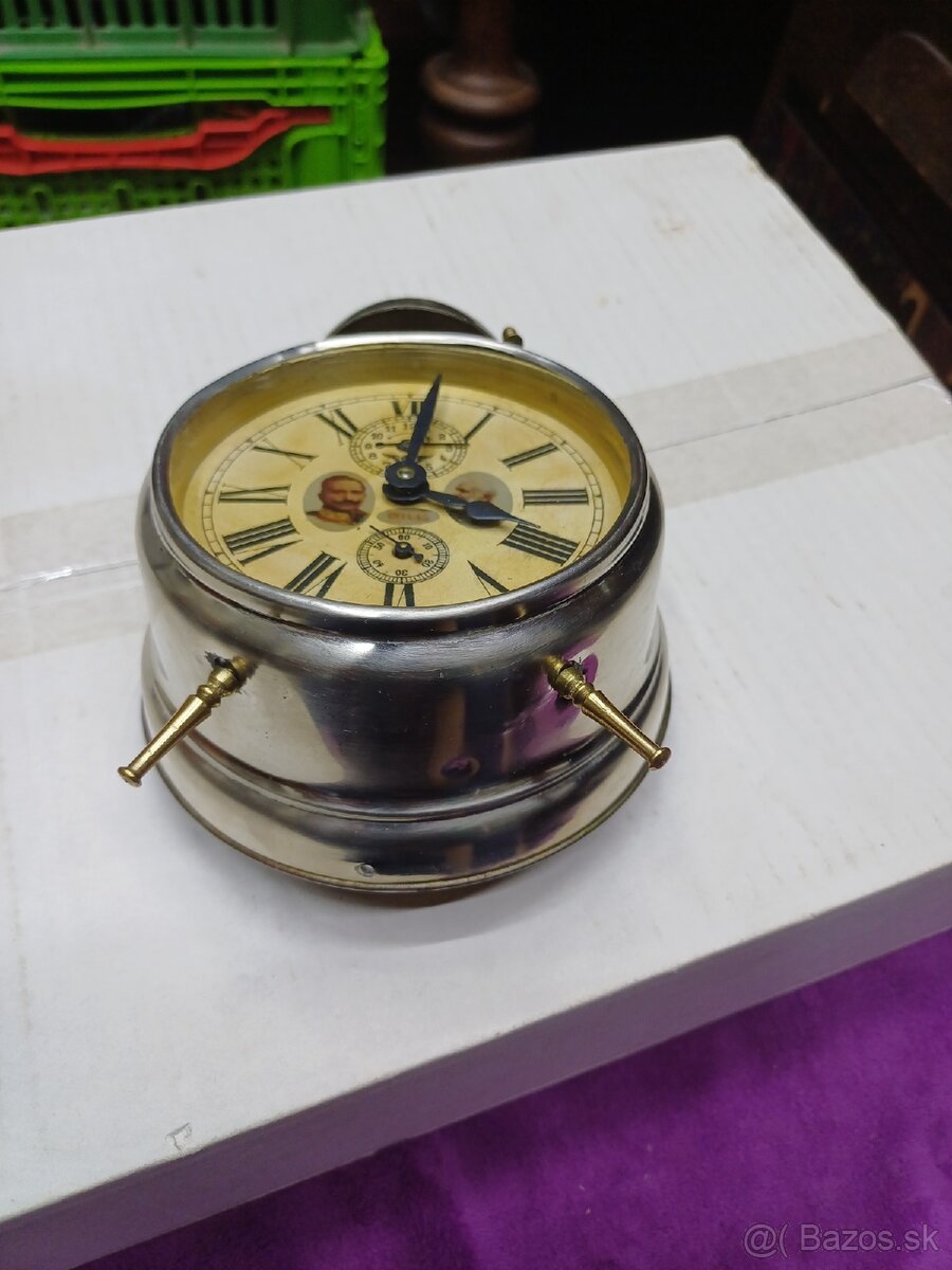 Predám starožitný budík - 4