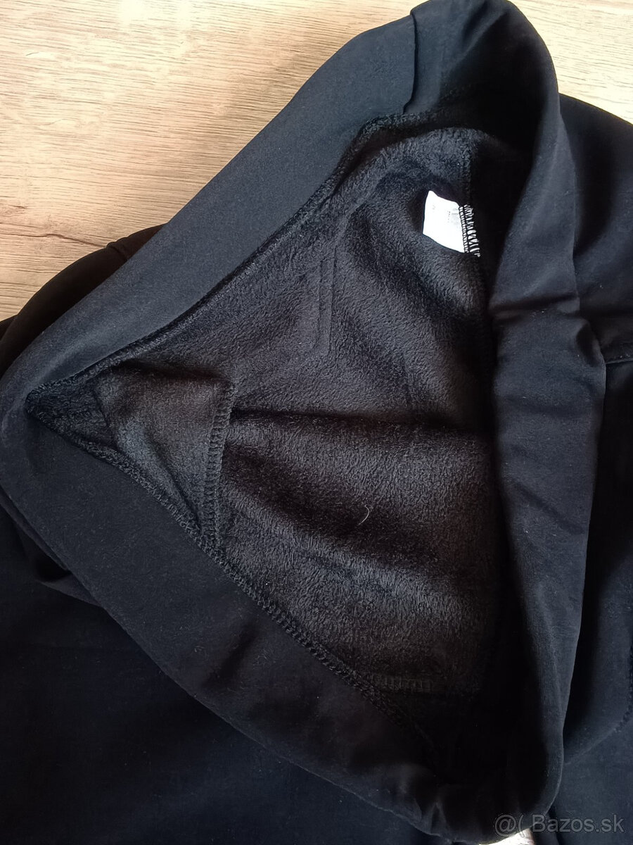 Zateplene cierne nohavice XL - 4