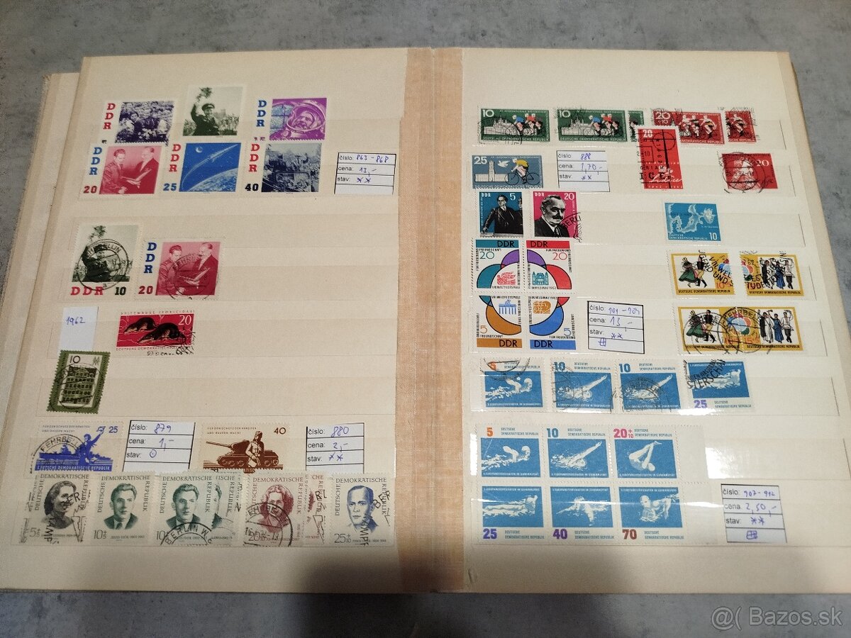 DDR - 4 albumy známok (r. 1949-1985) - 4