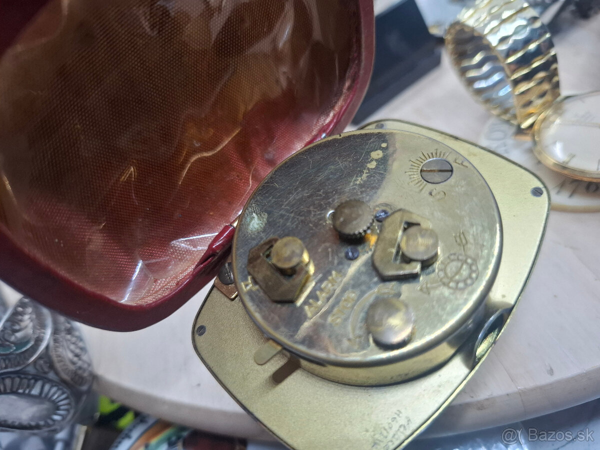 Predám funkčný cestovný budík EUROPA 7jewels 14€ - 4