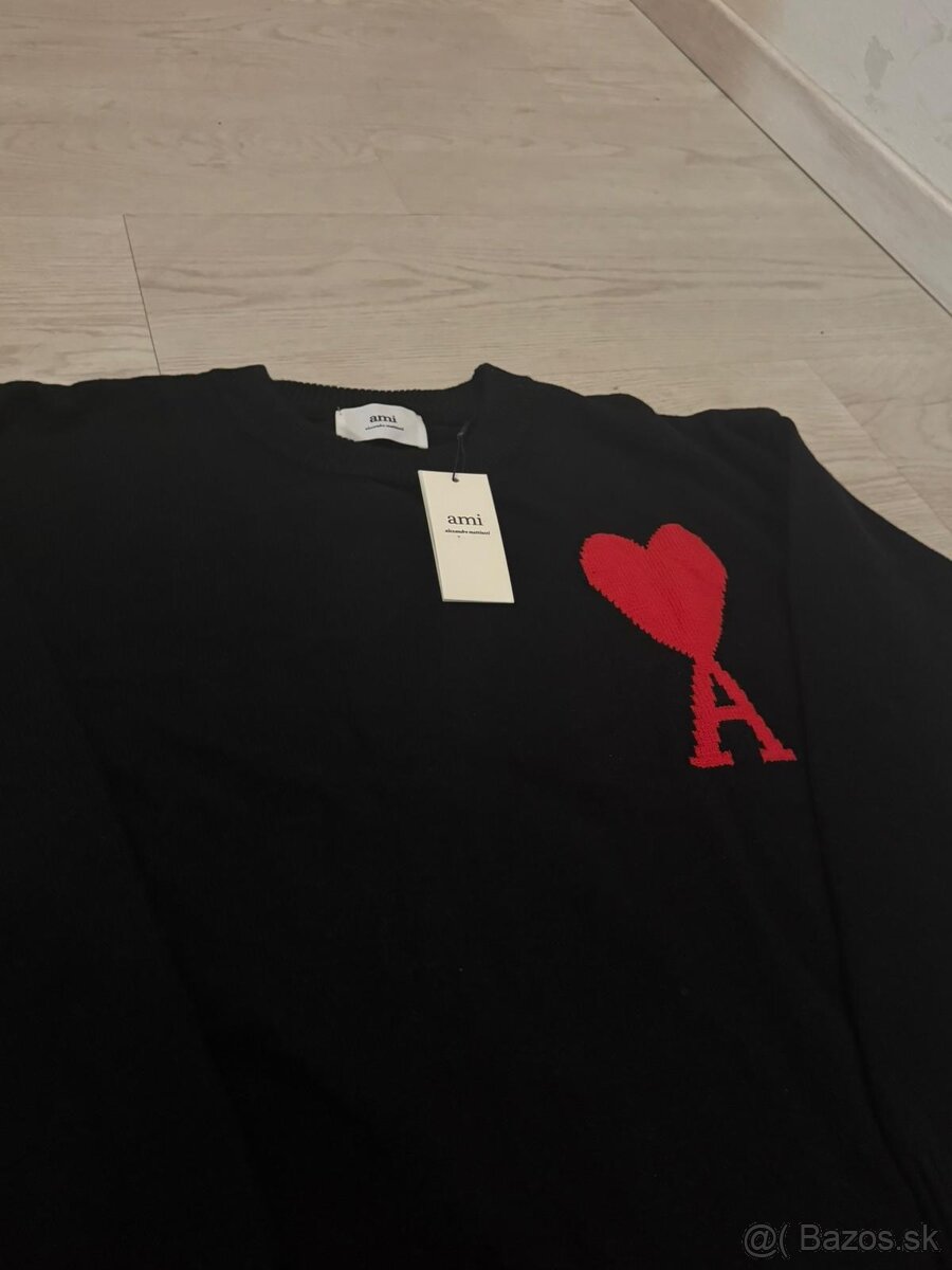 Ami Paris Čierna Mikina - 4