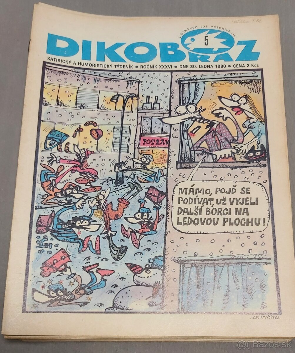 PREDÁM DIKOBRAZ KOMPLETNÝ ročník 1980 - 4