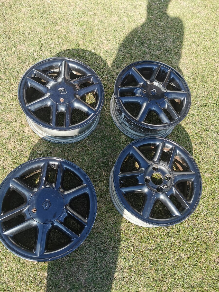 Renault elektrony 4x100 r15 originál - 4