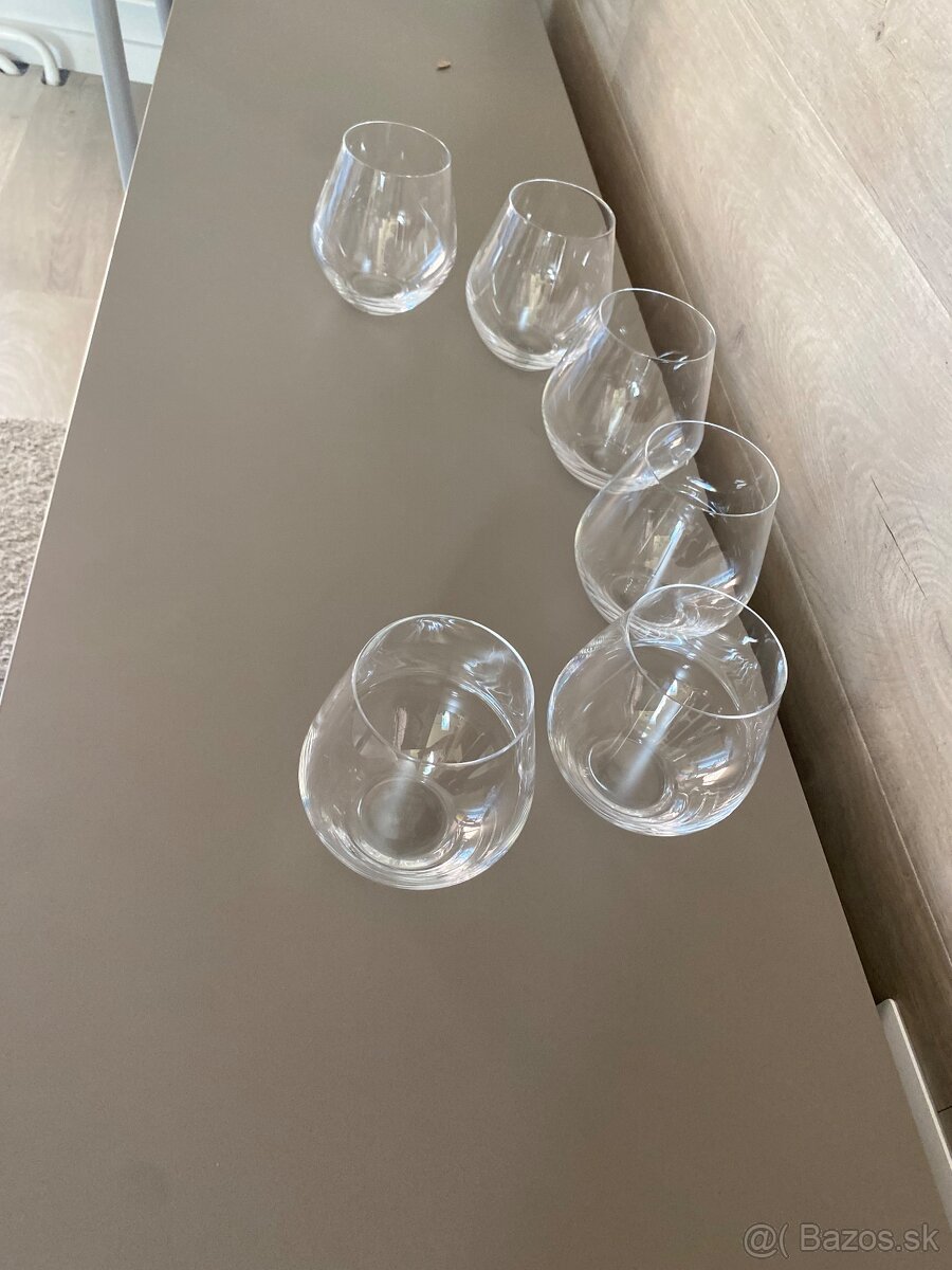 Predám nádherne poháre na whisky/ koňak-6 ks - 4