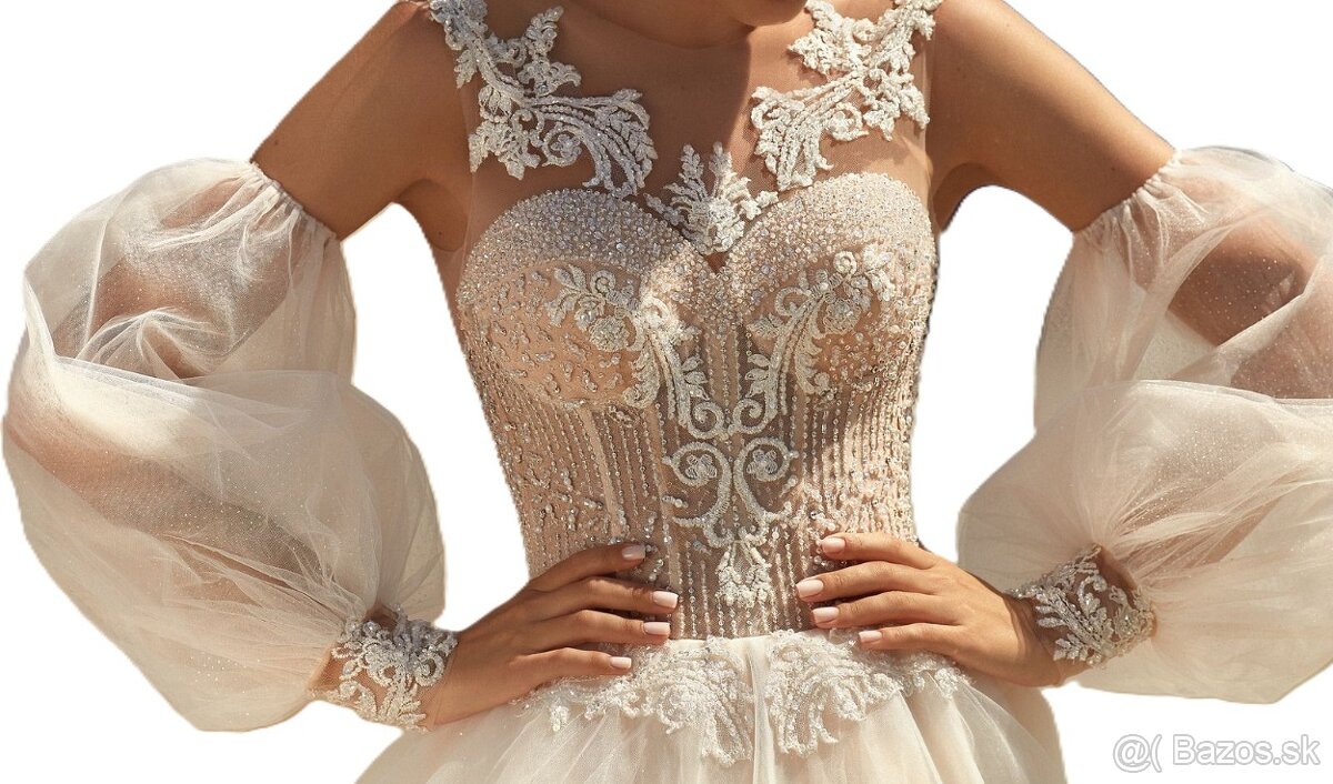 Predám svadobné šaty - 4