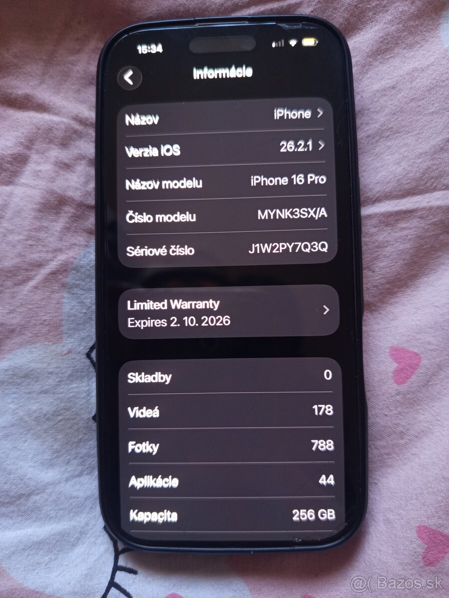 Predávam Iphone 16 pro Gold 256 GB - 4