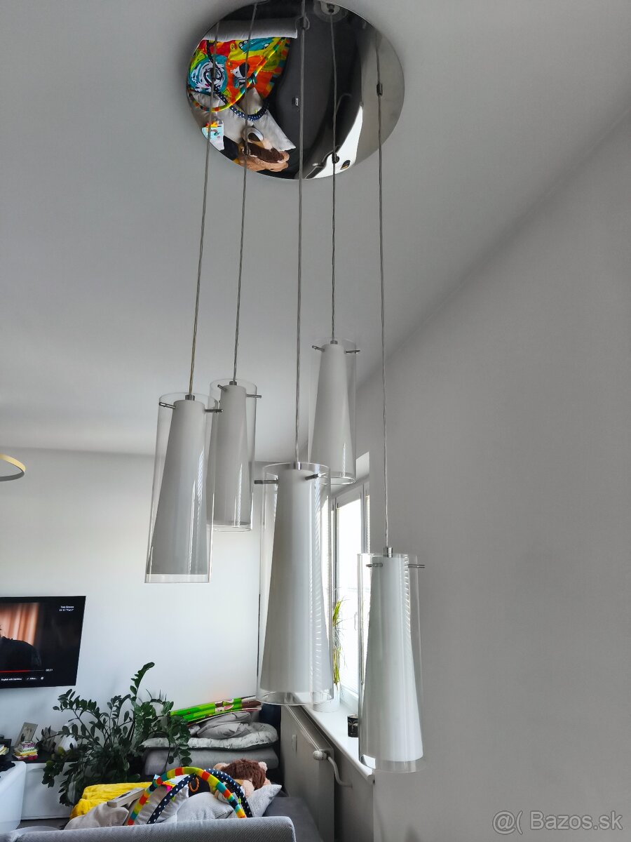 luxusný sklenený závesný luster EGLO - 4