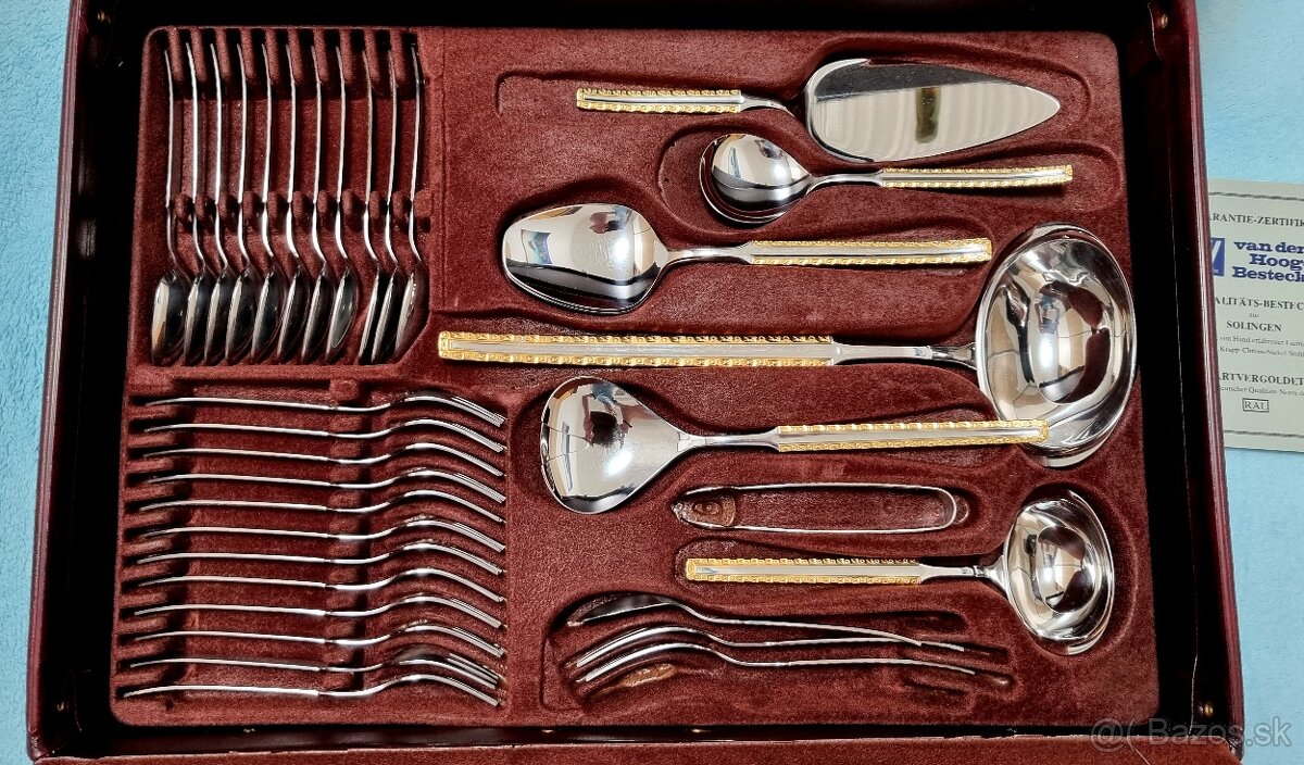 Luxusná sada príborov Van Den Hoogen Solingen - 4