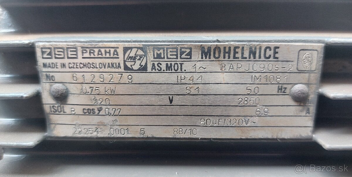 Motor 220V 0,75kW - 4