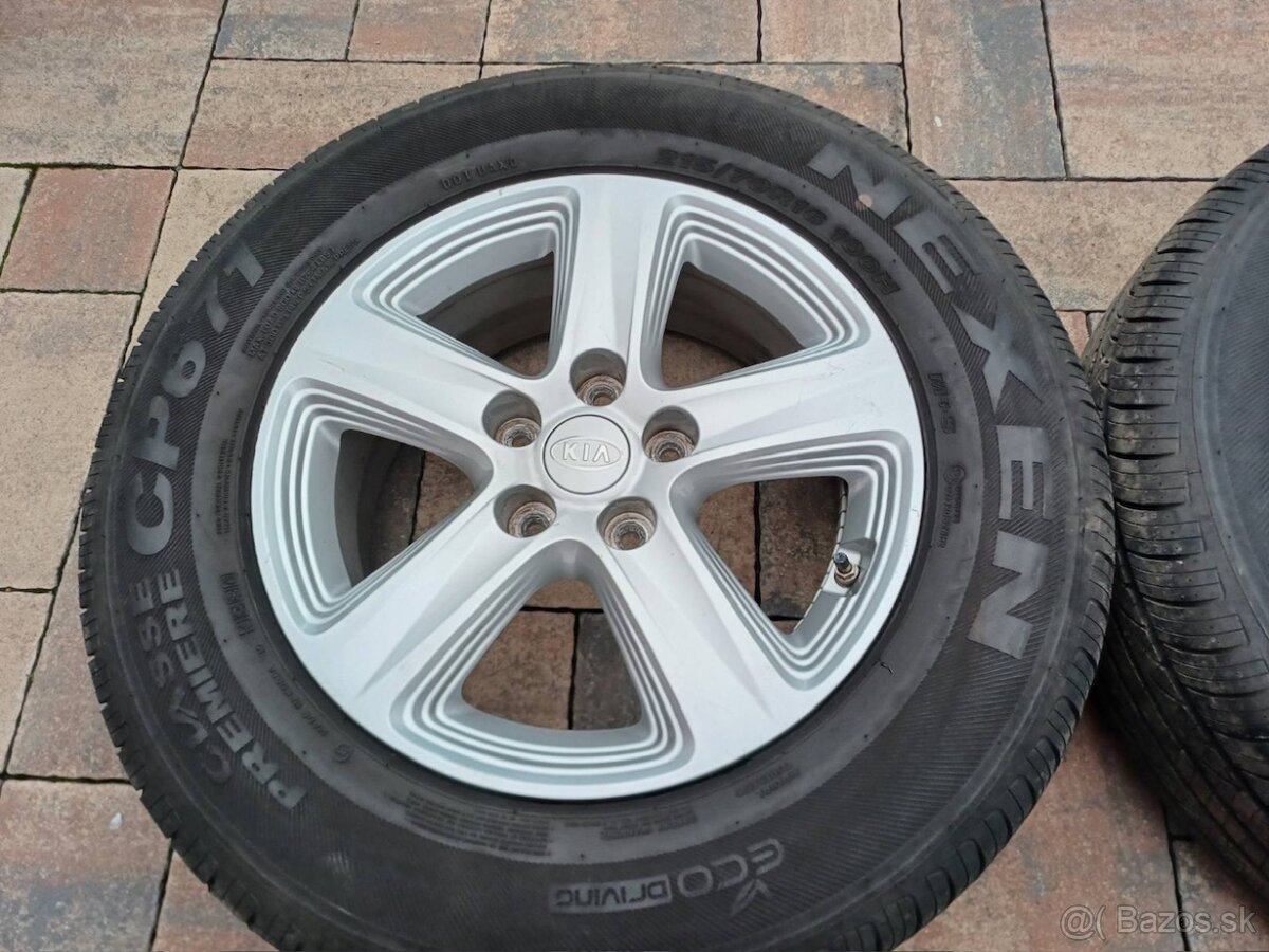 Orig.hliníkové disky Kia/Hyundai R16, 5x114,3 - 4
