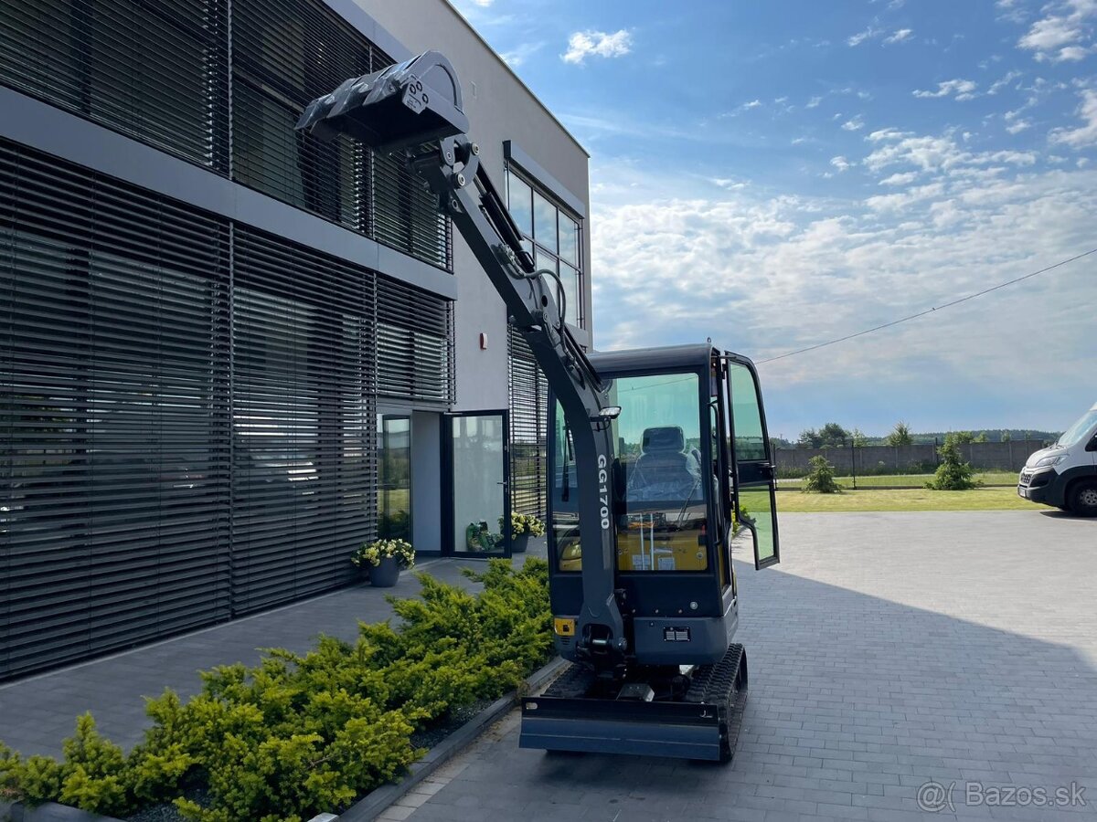 Minibáger GG1700CAB Koncoročná AKCIA + Dovoz GRÁTIS - 4