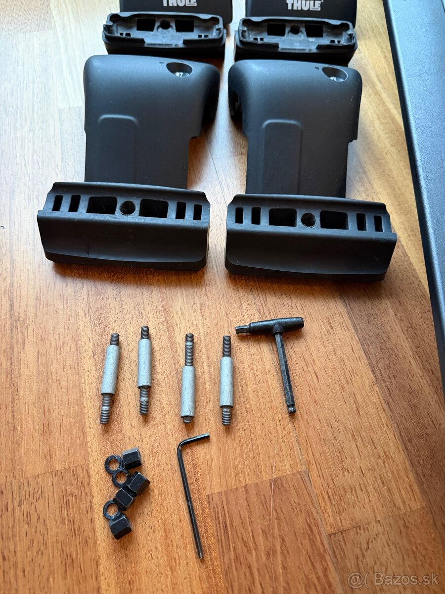 Predám nosič Thule Wingbar Edge 9596 Black + kit XT 3145 - 4