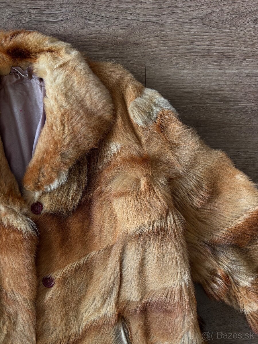 Vintage kabát z pravej kožušiny - 4