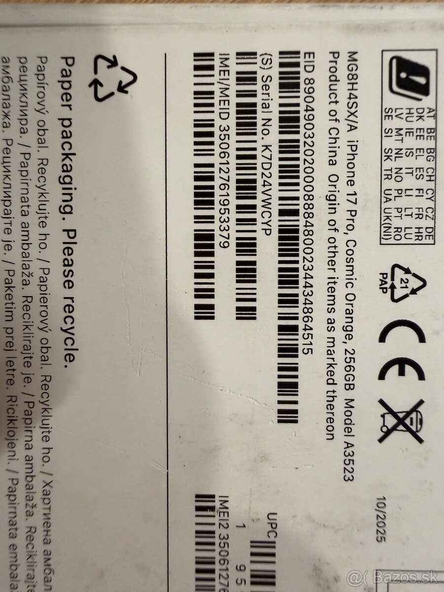 Apple iPhone 17PRO 256GB ORANGE - 4