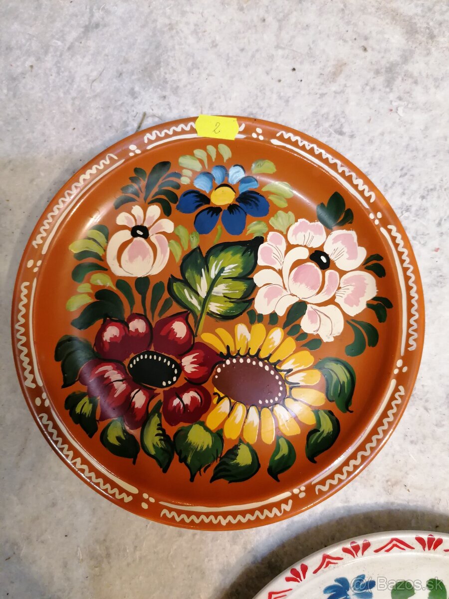 Predám ručne maľované taniere na stenu - 4