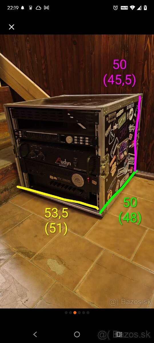 Predám zosilňovače a RACK - 4