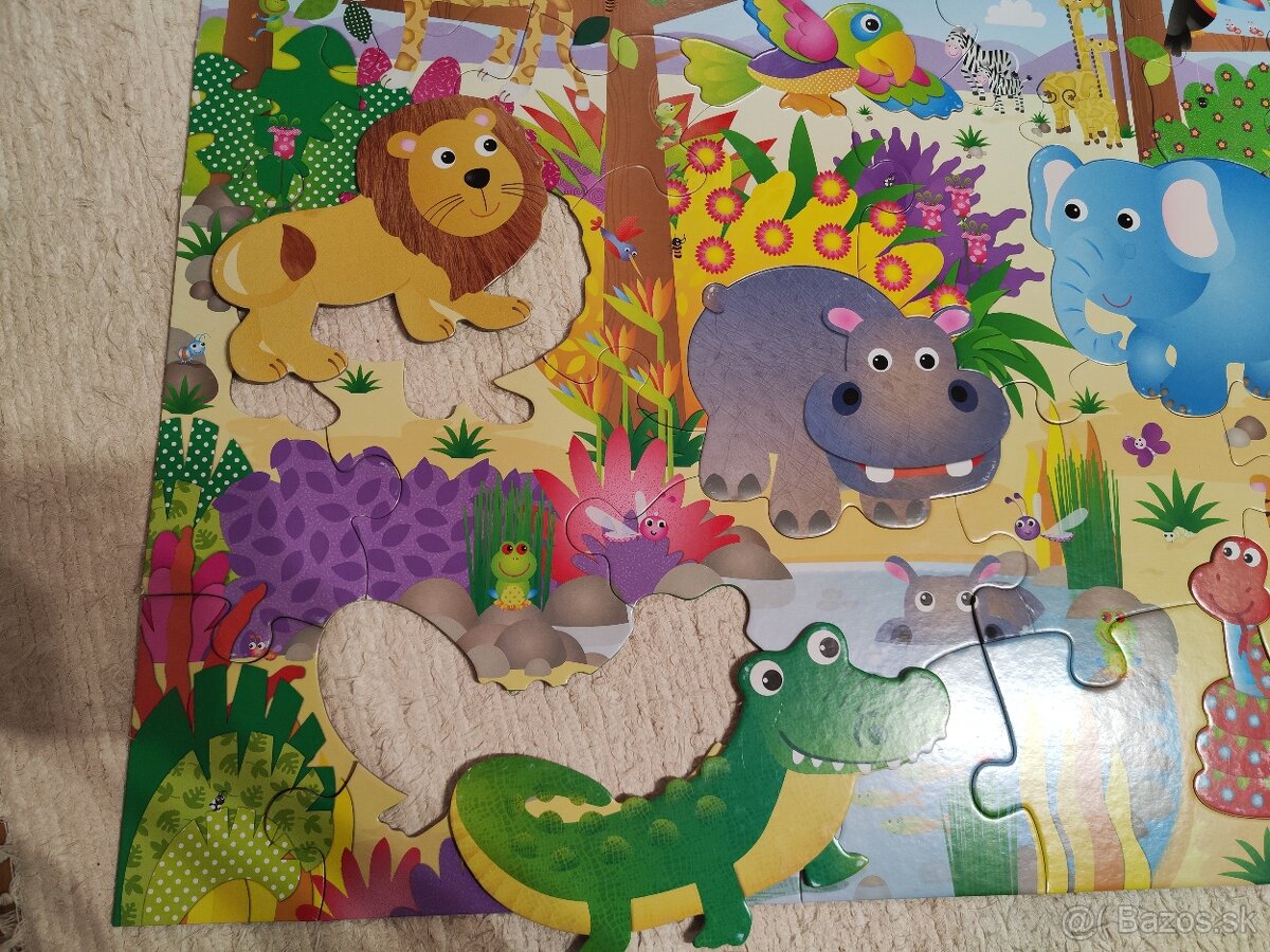 4x MAXI puzzle / podlahové pyzzle - 4