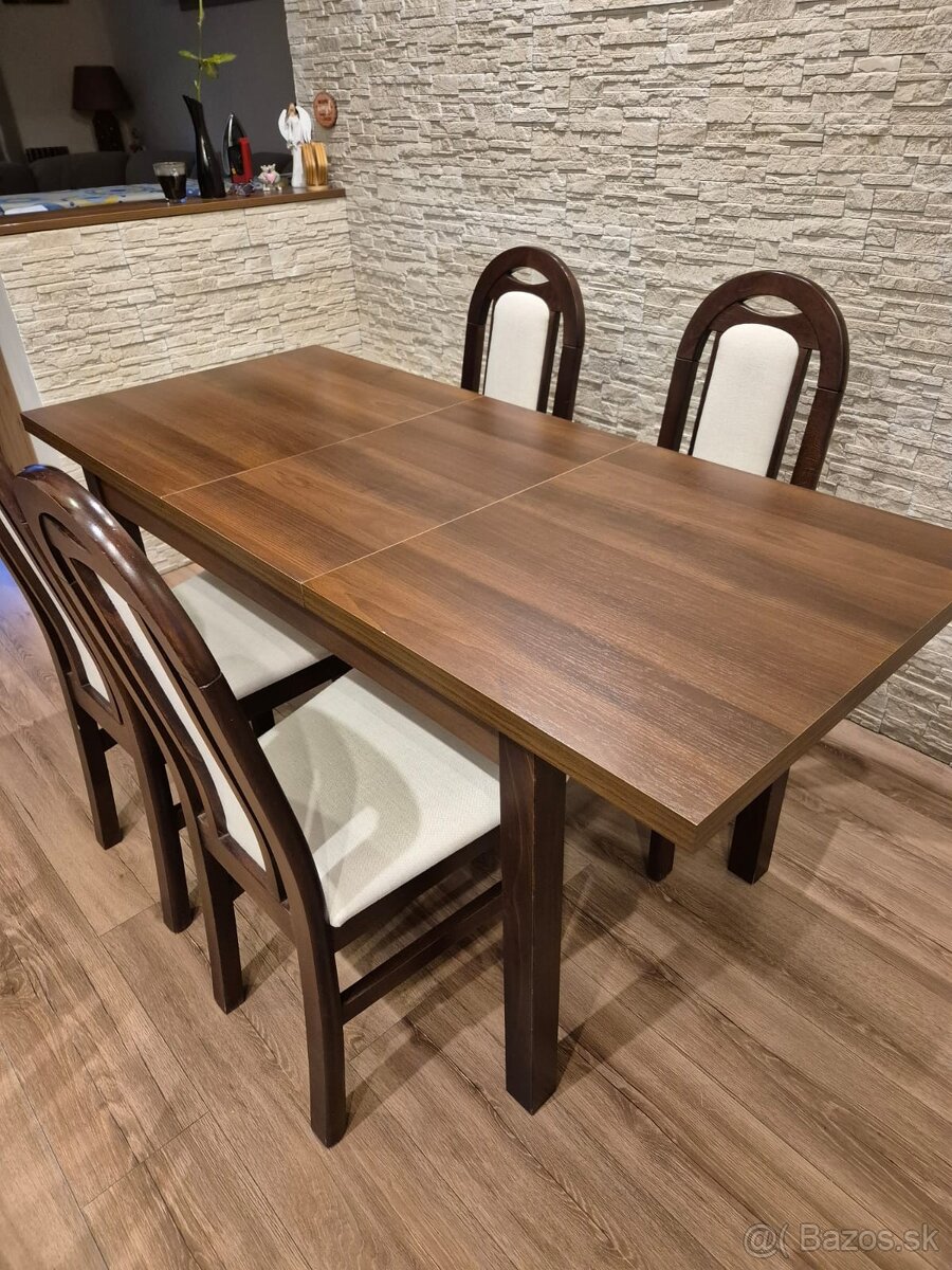 Stôl + 6 stoličiek - 4