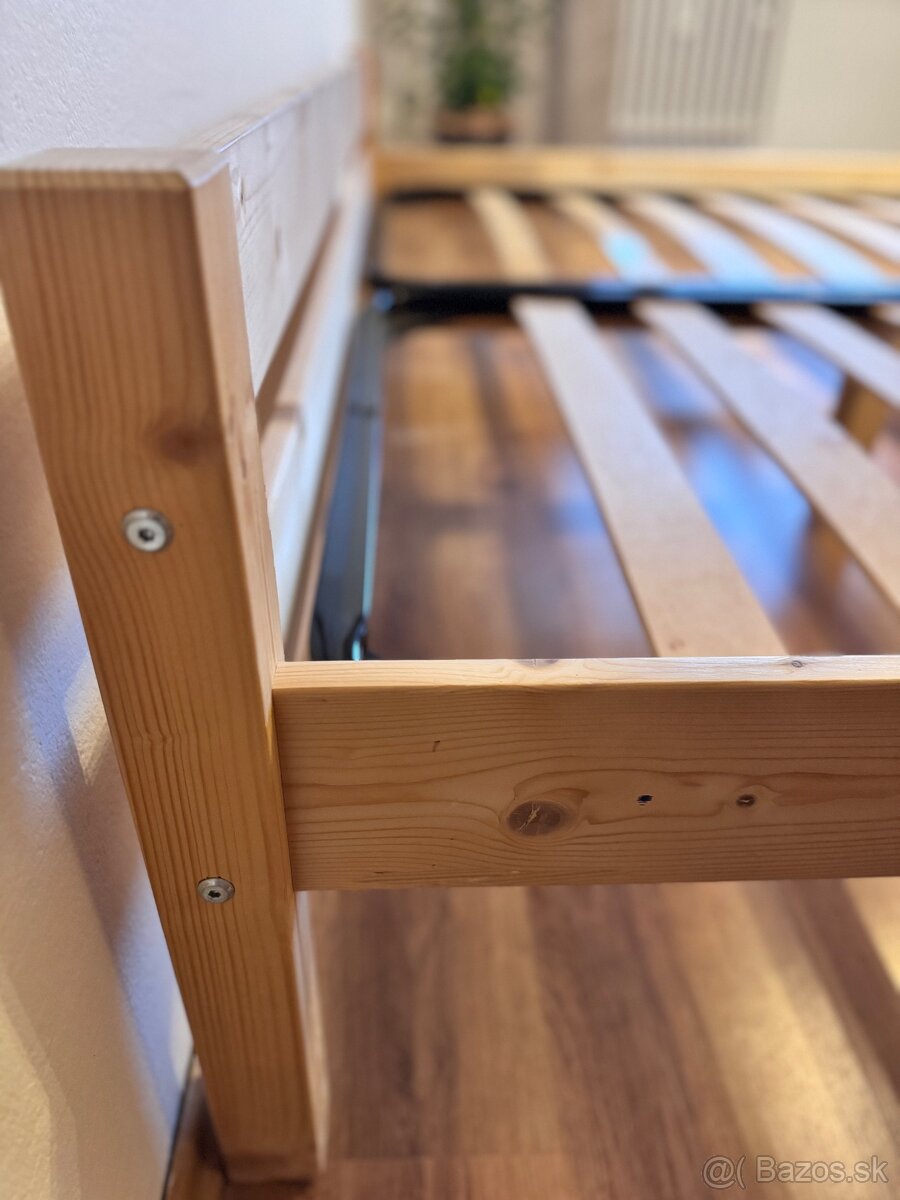 Darujem drevenu manzelsku postel 160x200, BA- Dubravka - 4