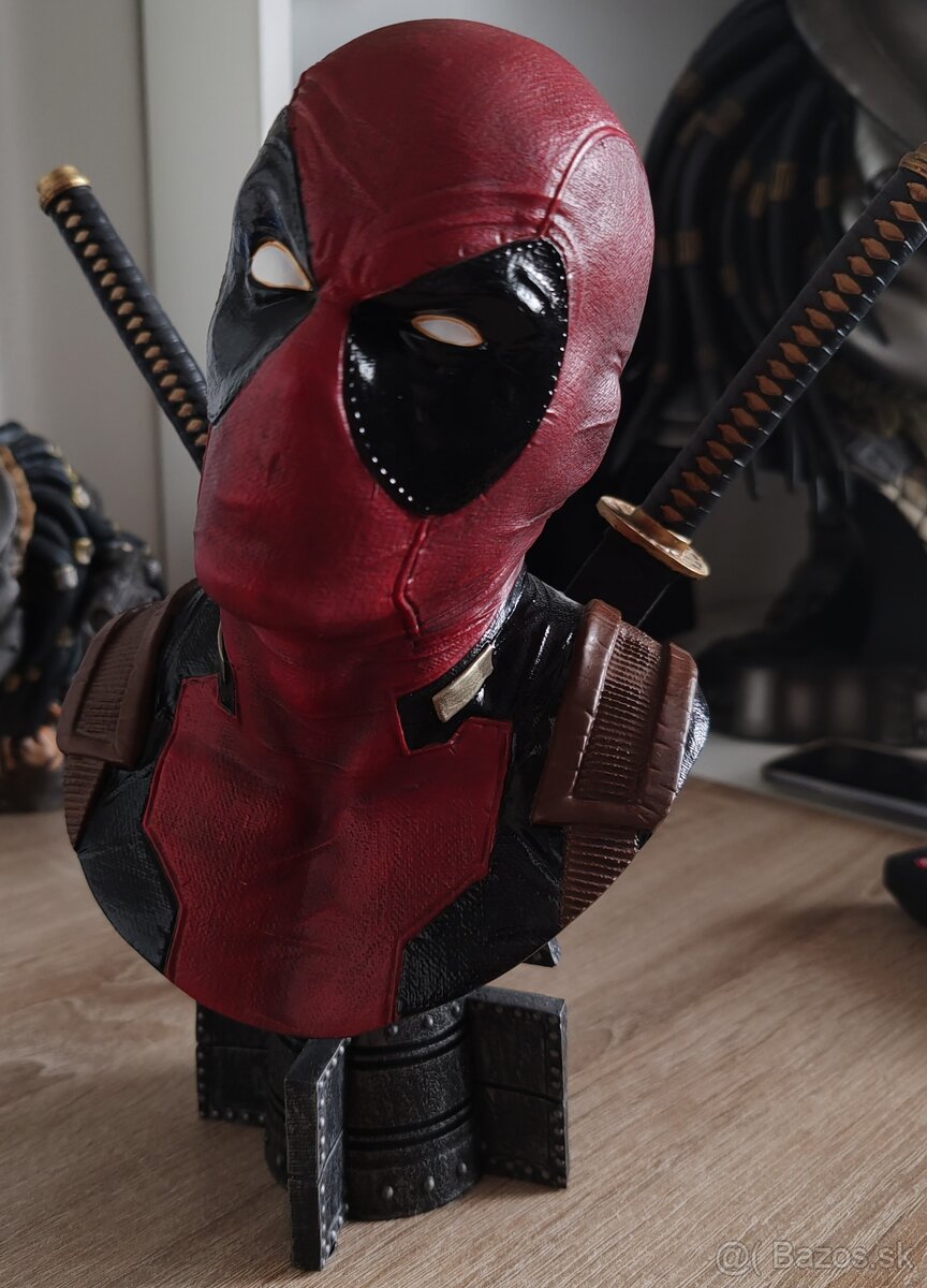 Predám zberatelskú figúrku,bustu Deadpool - 4