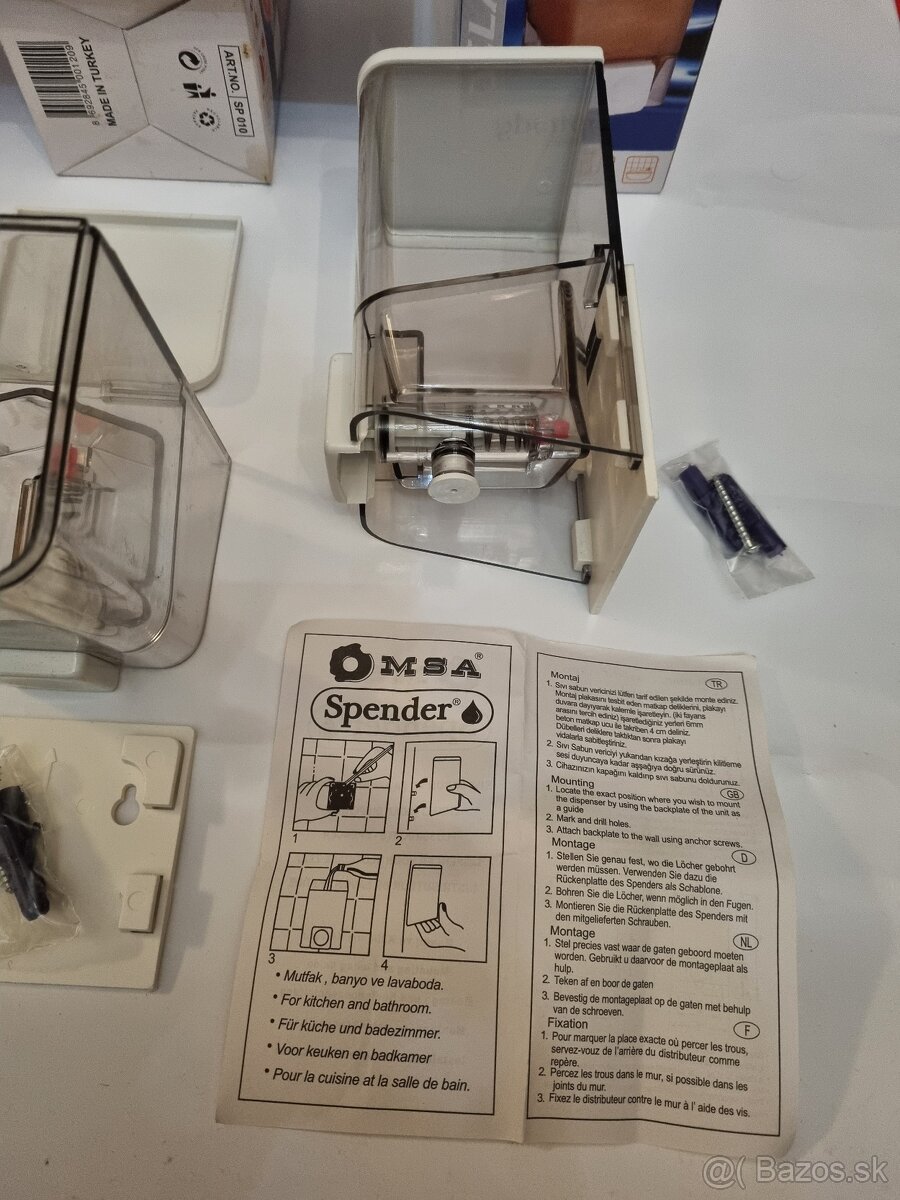 Davkovač tekutého mydla ,dezinfekcia,mydlo - 4