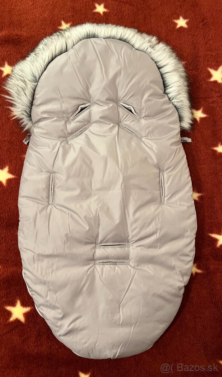 Fusak s kožušinou, Floo for baby, sivý - 4
