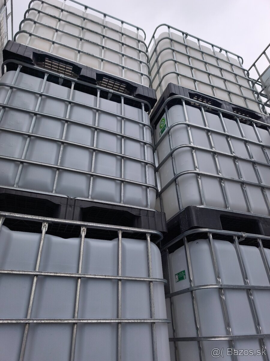 Certifikované potravinárske 1000l IBC kontajnery - 4