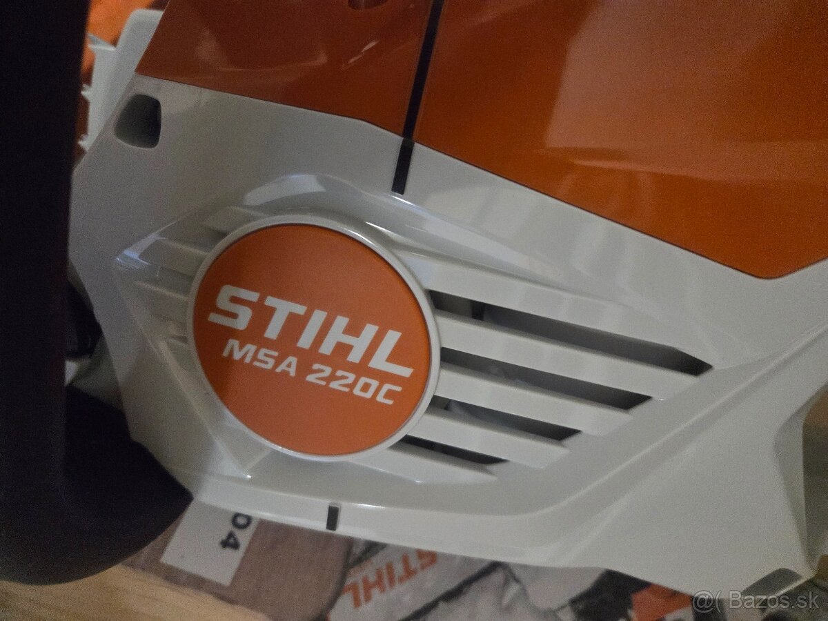 Stihl msa 220c-bq aku pila set zaruka dva roky - 4