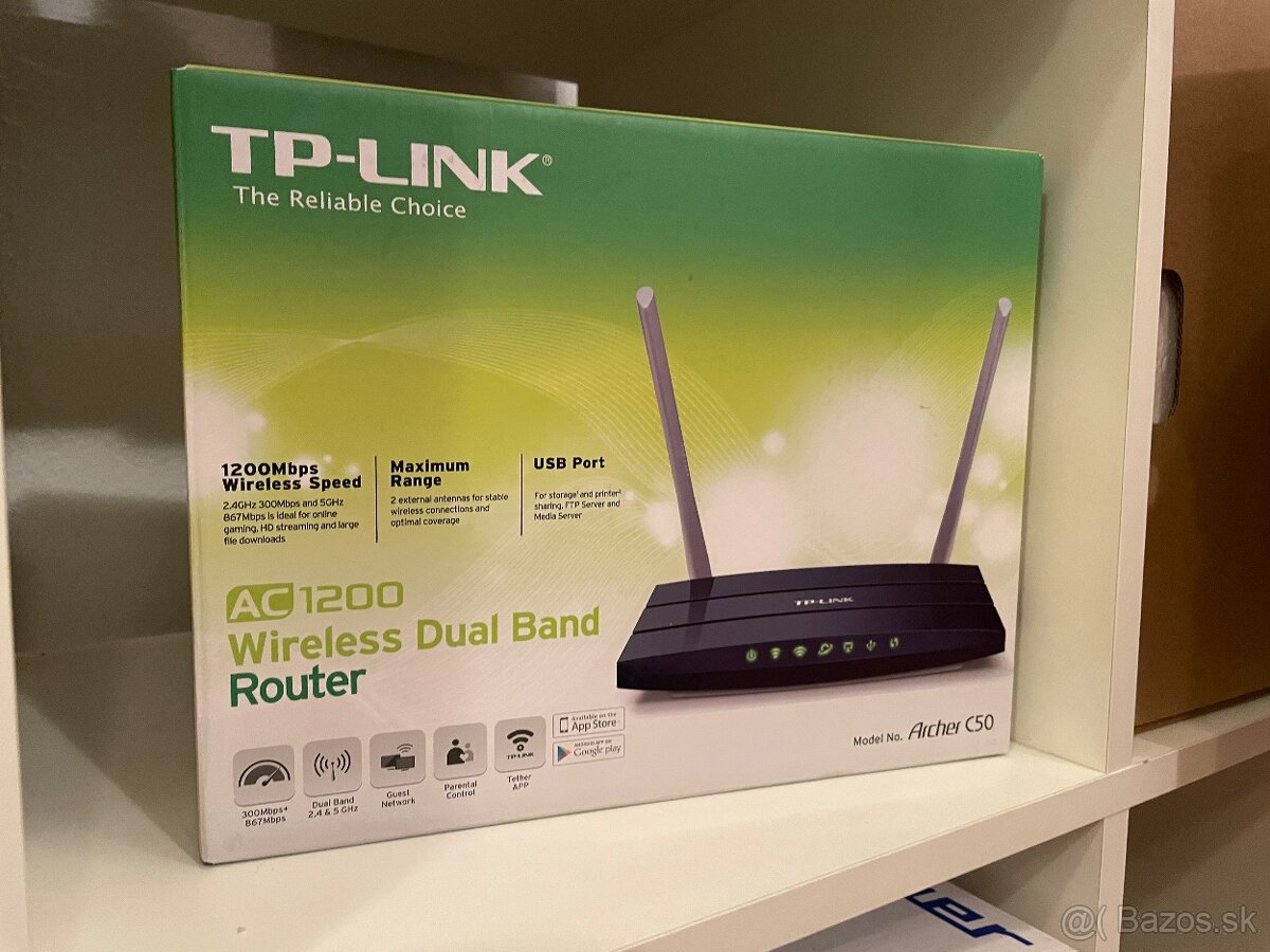 TP-LINK Archer C50 AC1200 v1 WiFi Router - 4