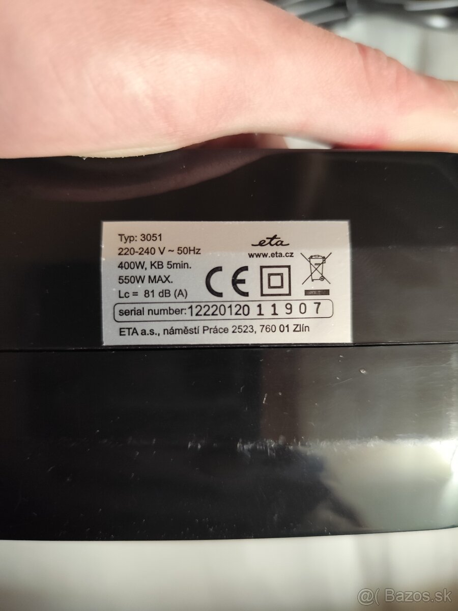 Predám plne funkčný mixér šľahač ETA lento - 4