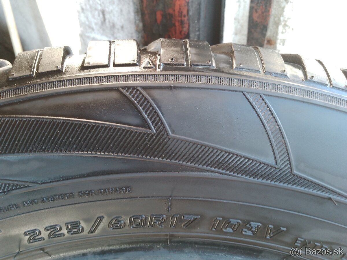 2x zimné pneumatiky 225/60 r17 - 4