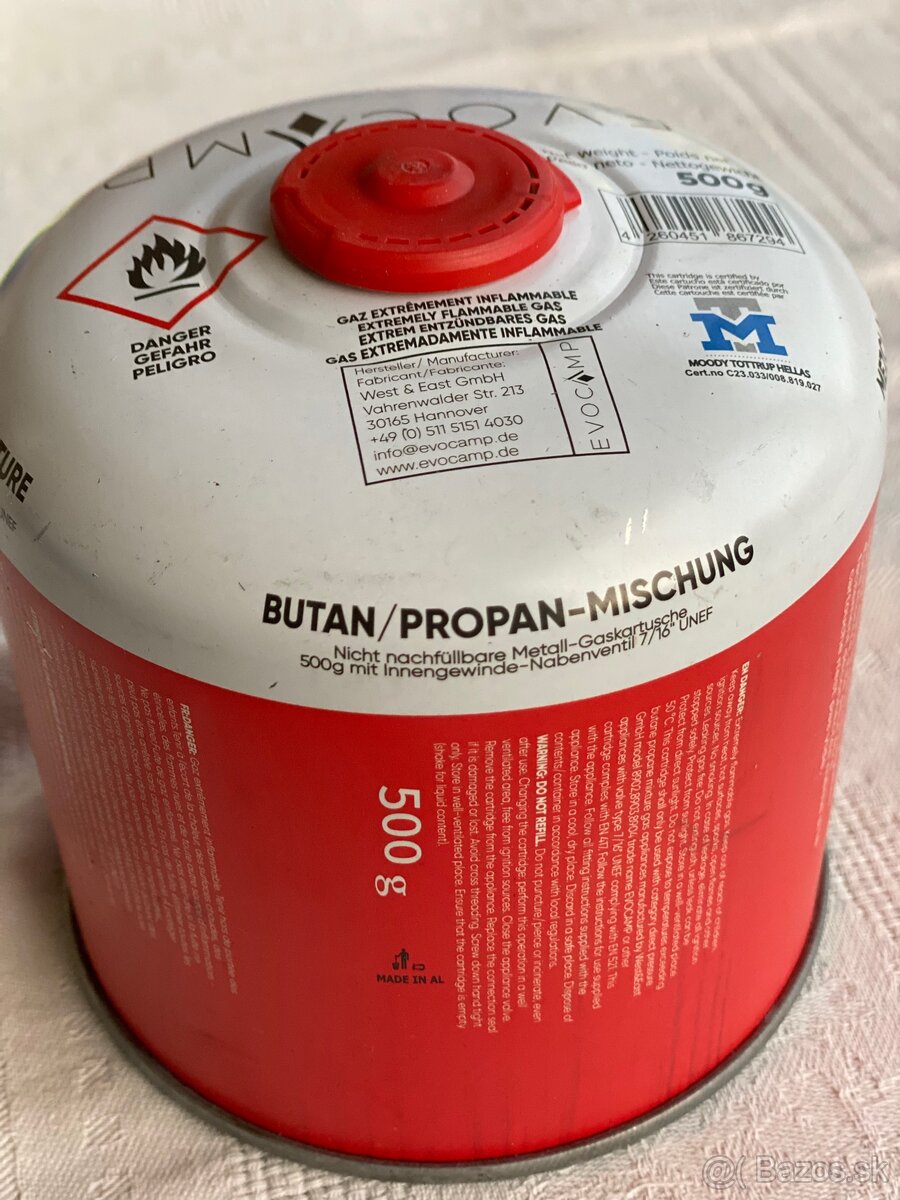 Plynová kartuša Evocamp 500g - 4