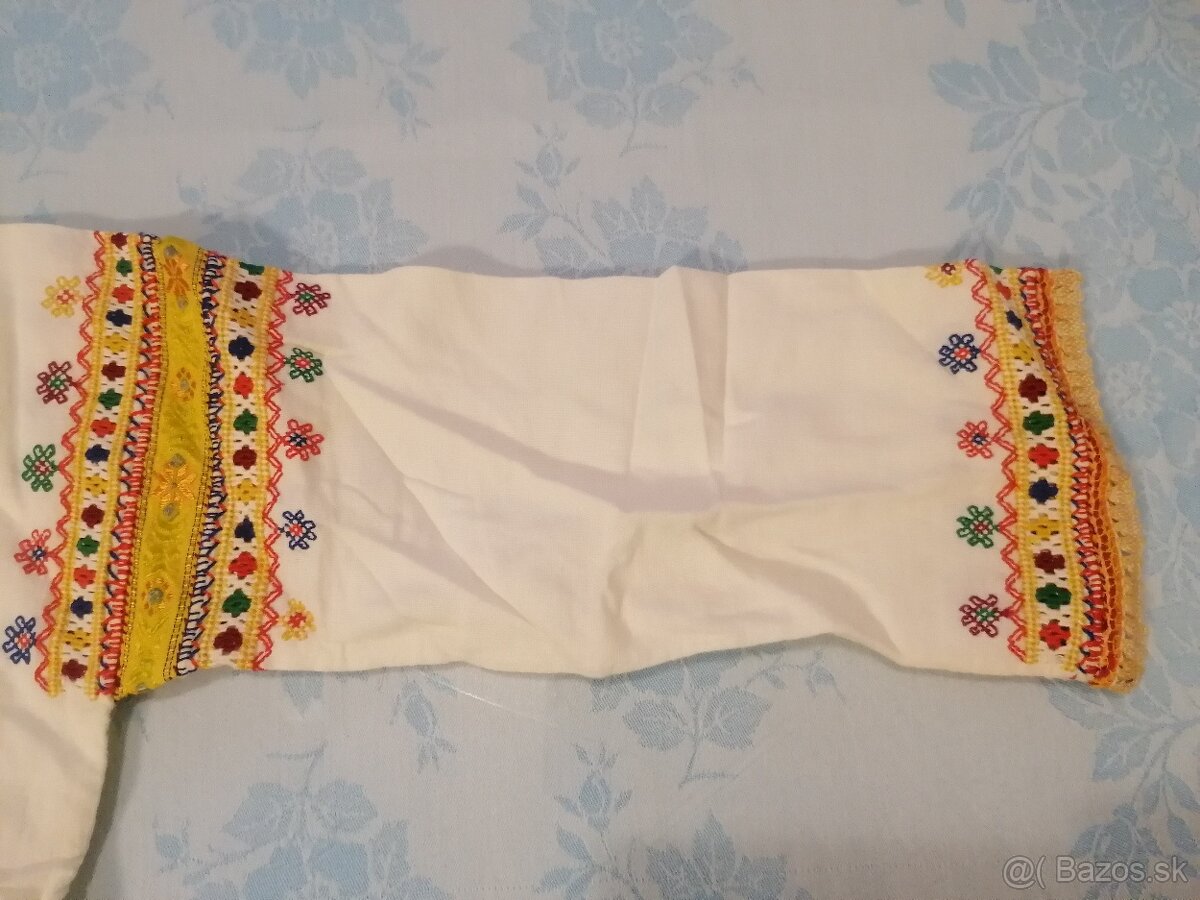 Detské košele ku krojom 2ks - 4