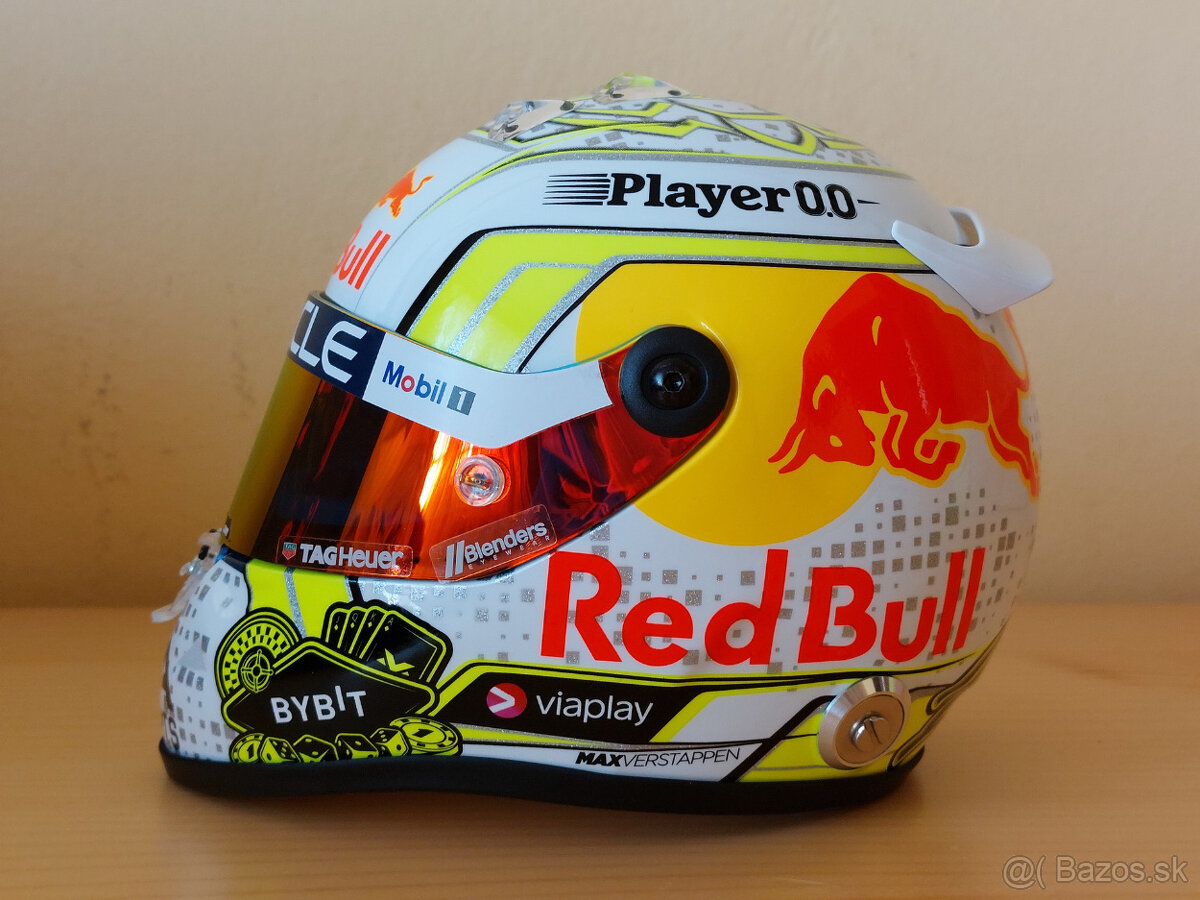 Max Verstappen 2023 Red Bull VC Las Vegas F1 prilba 1:2 - 4