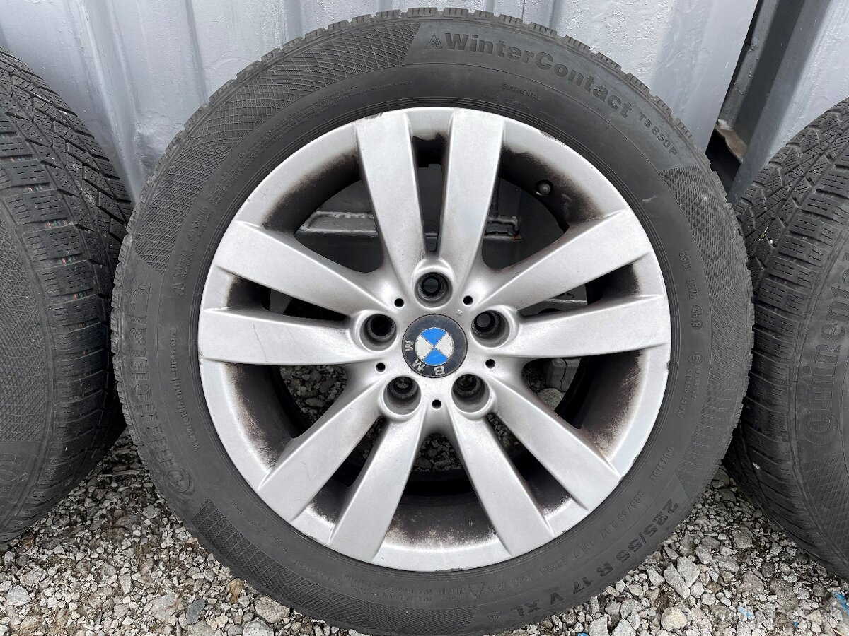 hliníkové disky + zimne pneu BMW 225/55/R17 - 4