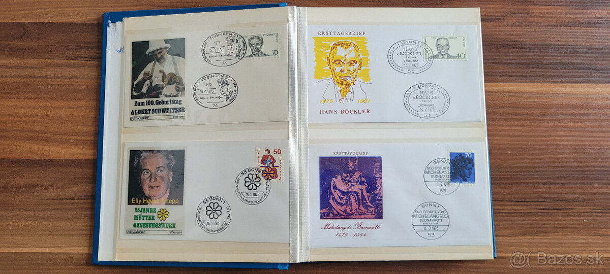 FDC prevažne Nemecko v hrubom albume B5 - 4