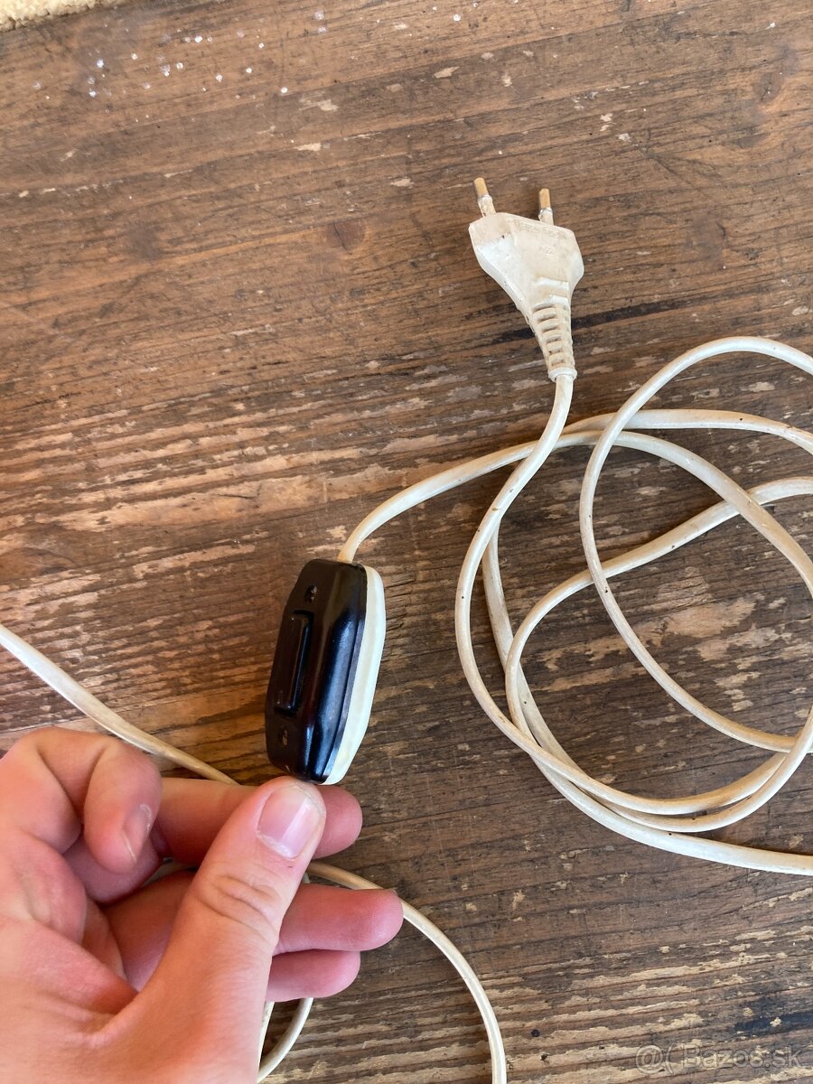 Stolní lampička - retro - červená - 4