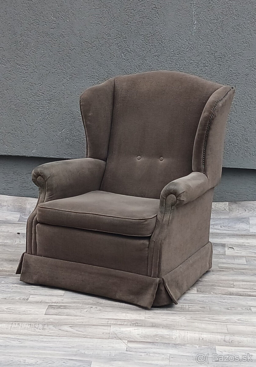 Kreslo sivé – UŠIAK. - 4