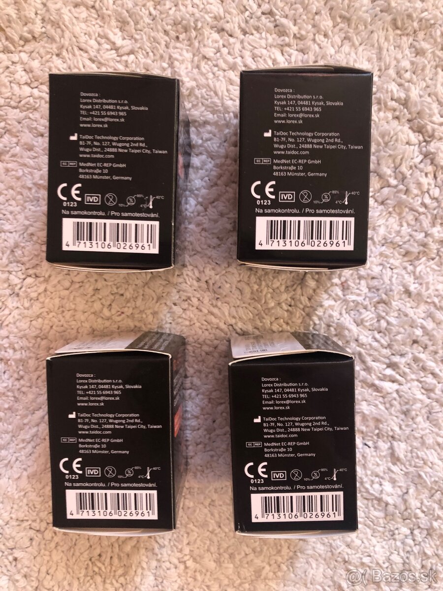 ————-4x testovacie prúžky TD-4335, 4 E———- - 4