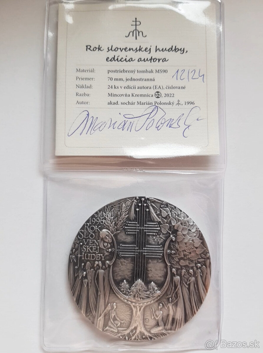 Postriebrená medaila Rok slovenskej hudby (autorská) - 4